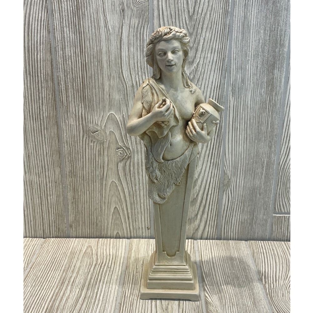 JWH Studio Maenade Female Bust Statue 1995 Neoclassical Sculpture Ivory MCMXCV